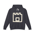 Aban Adinkra symbol hoodie in Black — meaning 'Fortress' (Strength & Authority) — Sankofa House