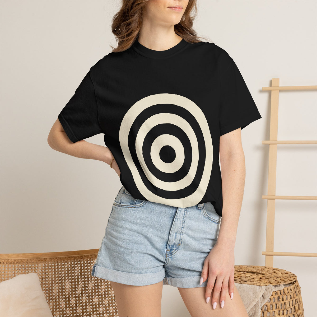 Adinkrahene Tee — Black