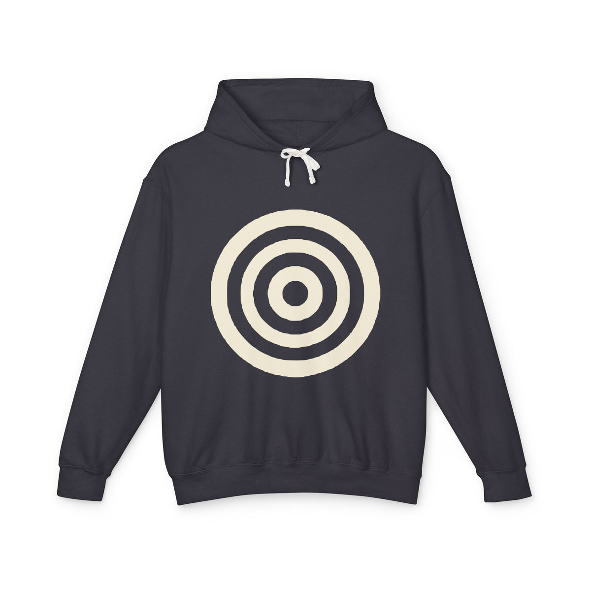 Adinkrahene Adinkra symbol hoodie in Black — meaning 'Chief of the symbols' (Leadership & Greatness) — Sankofa House